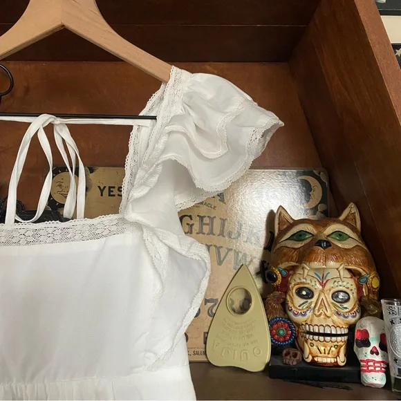 Lulu’s - Marvelous Time White Ruffled Mini Dress - size xs - Picture 6 of 11